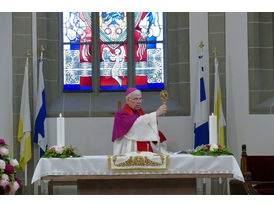 Bonifatiusandacht mit Weihbischof Prof. Dr. Karlheinz Diez in St. Crescentius (Foto: Karl-Franz Thiede)